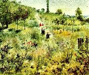 Pierre-Auguste Renoir stigen upp over faltet Germany oil painting artist